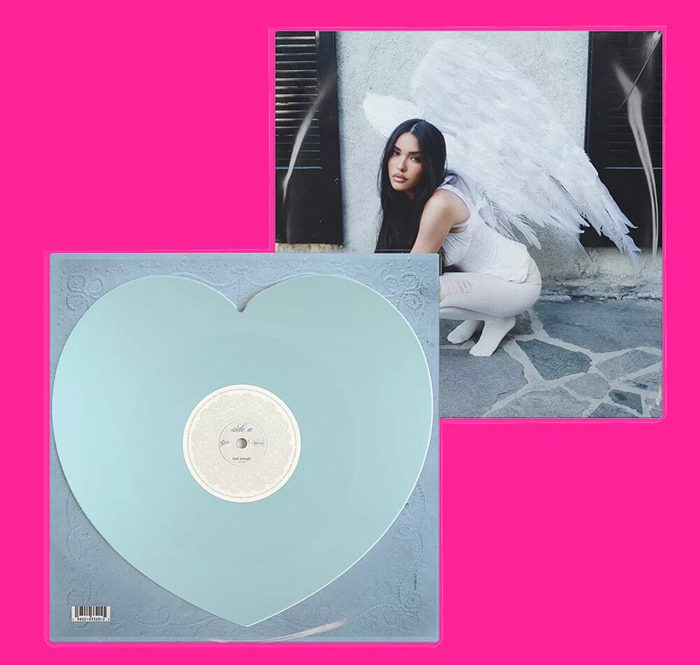 Madison Beer Bad Enough Angel Wings Heart Shaped Vinyl Urban Outfitters New UO